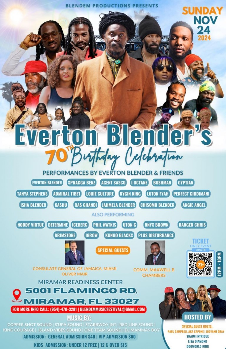 Everton Blender's 70th Birthday Celebration